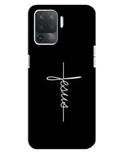 Чехол для OPPO Reno 5 Lite с картинкой «Тонкая линия веры»