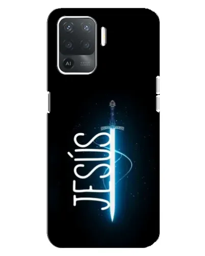 Чехол для OPPO Reno 5 Lite с картинкой «Меч Духа Jesus»