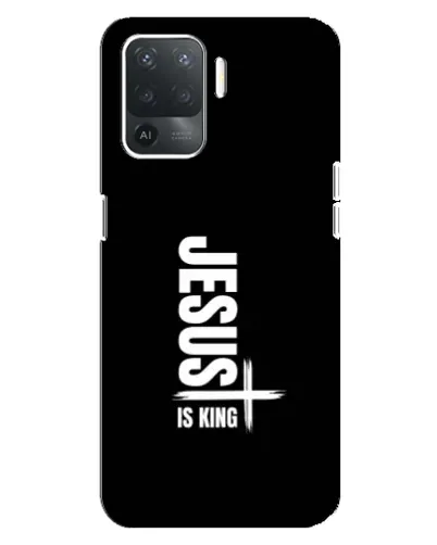 Чехол для OPPO Reno 5 Lite с картинкой «Вертикаль веры Jesus»