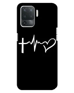 Чехол для OPPO Reno 5 Lite с картинкой «Пульс веры» Чехол для OPPO Reno 5 Lite с картинкой «Пульс веры»