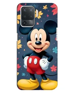 Чехол для OPPO Reno 5 Lite с картинкой «Осенний Mickey Mouse»