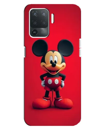 Чехол для OPPO Reno 5 Lite с картинкой «Mickey в полный рост»