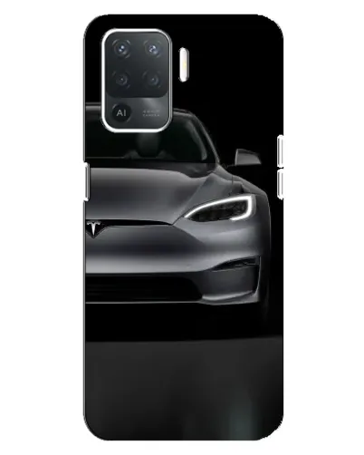 Чехол для OPPO Reno 5 Lite с картинкой «Tesla Model S Look»
