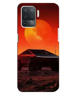 Чехол для OPPO Reno 5 Lite с картинкой «Cybertruck на Марсе» Чехол для OPPO Reno 5 Lite с картинкой «Cybertruck на Марсе»