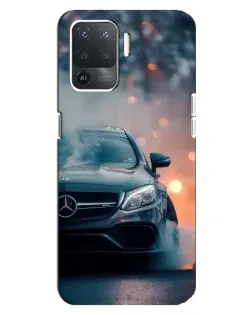 Чехол для OPPO Reno 5 Lite с картинкой «Mercedes — ночной город» Чехол для OPPO Reno 5 Lite с картинкой «Mercedes — ночной город»