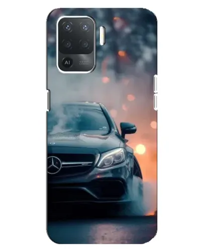 Чехол для OPPO Reno 5 Lite с картинкой «Mercedes — ночной город» Чехол для OPPO Reno 5 Lite с картинкой «Mercedes — ночной город»