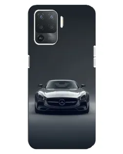 Чехол для OPPO Reno 5 Lite с картинкой «Mercedes на черном»