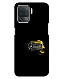 Чехол для OPPO Reno 5 Lite с картинкой «Mercedes — ретро стиль»