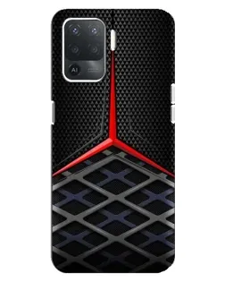 Чехол для OPPO Reno 5 Lite с картинкой «Mercedes Carbon Grid»
