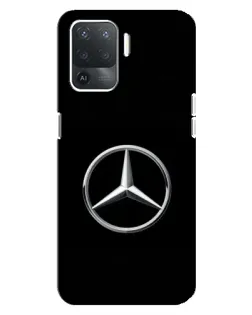 Чехол для OPPO Reno 5 Lite с картинкой «Mercedes классический лого»