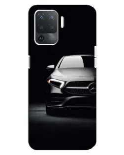 Чехол для OPPO Reno 5 Lite с картинкой «Свет фар Mercedes»