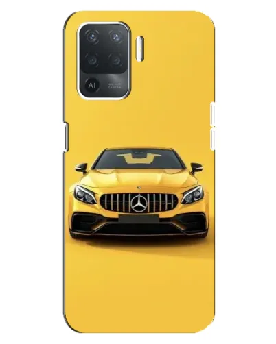 Чехол для OPPO Reno 5 Lite с картинкой «Желтый Mercedes GT» Чехол для OPPO Reno 5 Lite с картинкой «Желтый Mercedes GT»