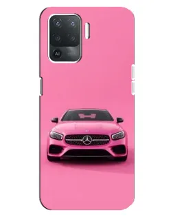 Чехол для OPPO Reno 5 Lite с картинкой «Розовый Mercedes AMG» Чехол для OPPO Reno 5 Lite с картинкой «Розовый Mercedes AMG»