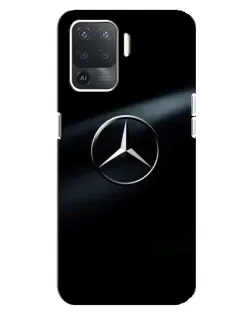 Чехол для OPPO Reno 5 Lite с картинкой «Mercedes на металле» Чехол для OPPO Reno 5 Lite с картинкой «Mercedes на металле»