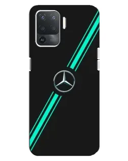 Чехол для OPPO Reno 5 Lite с картинкой «Спортивные линии Mercedes» Чехол для OPPO Reno 5 Lite с картинкой «Спортивные линии Mercedes»