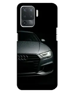 Чехол для OPPO Reno 5 Lite с картинкой «Audi — детализация кузова»