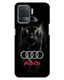 Чехол для OPPO Reno 5 Lite с картинкой «Пантера и Audi»