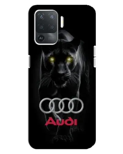 Чехол для OPPO Reno 5 Lite с картинкой «Пантера и Audi»