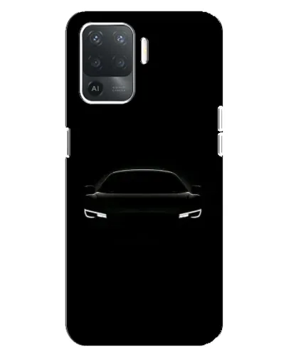 Чехол для OPPO Reno 5 Lite с картинкой «Взгляд Audi в темноте»