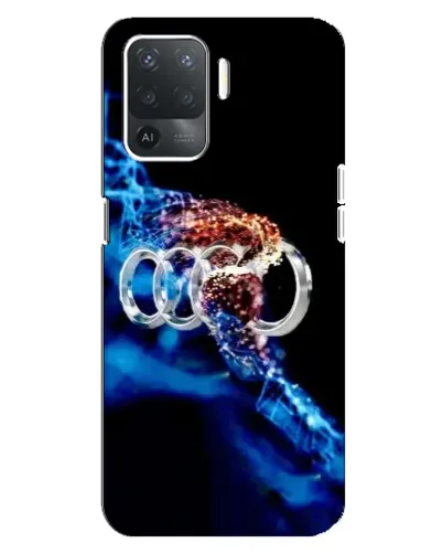 Чехол для OPPO Reno 5 Lite с картинкой «Энергия лого Audi»
