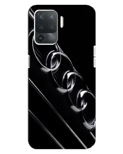 Чехол для OPPO Reno 5 Lite с картинкой «Audi — абстрактные кольца»