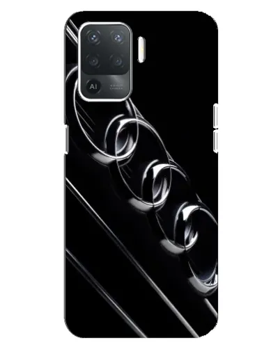 Чехол для OPPO Reno 5 Lite с картинкой «Audi — абстрактные кольца»