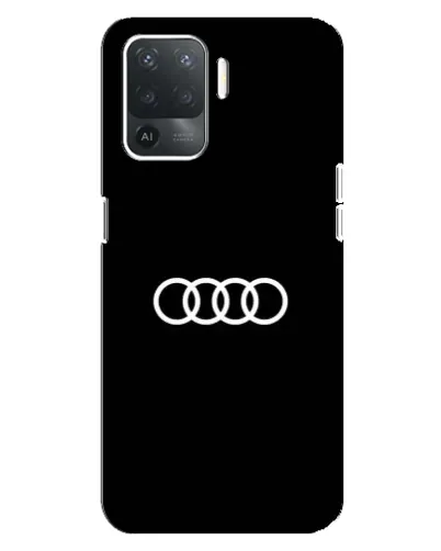 Чехол для OPPO Reno 5 Lite с картинкой «Audi White Logo»