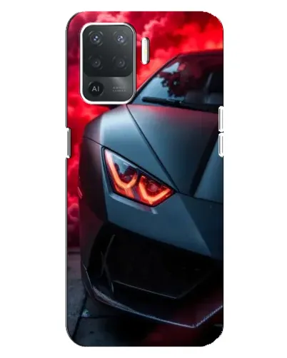 Чехол для OPPO Reno 5 Lite с картинкой «Lamborghini красное сияние» Чехол для OPPO Reno 5 Lite с картинкой «Lamborghini красное сияние»