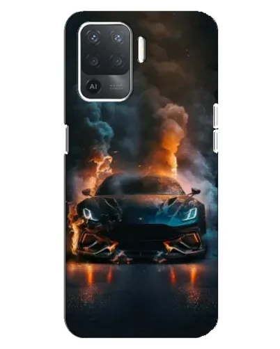 Чехол для OPPO Reno 5 Lite с картинкой «Lamborghini дымная эстетика» Чехол для OPPO Reno 5 Lite с картинкой «Lamborghini дымная эстетика»