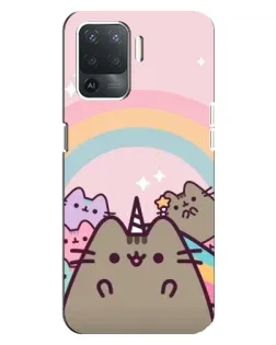 Чохол для OPPO Reno 5 Lite з картинкою «Єдиноріг Pusheen» Чохол для OPPO Reno 5 Lite з картинкою «Єдиноріг Pusheen»