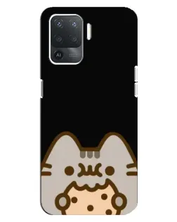 Чохол для OPPO Reno 5 Lite з картинкою «Пушин на чорному» Чохол для OPPO Reno 5 Lite з картинкою «Пушин на чорному»
