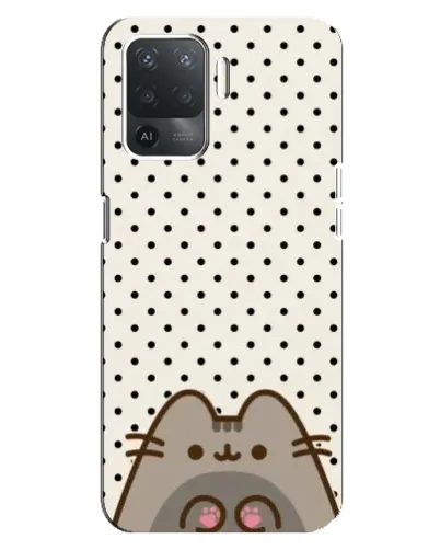 Чехол для OPPO Reno 5 Lite с картинкой «Пушин в горошек»