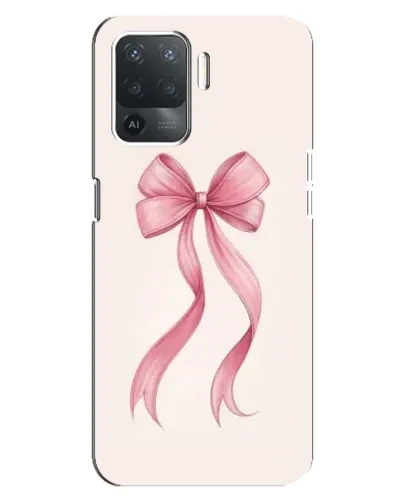 Чохол для OPPO Reno 5 Lite з картинкою «Рожевий бант»