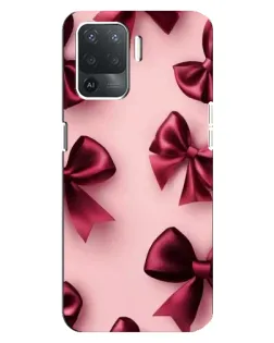 Чохол для OPPO Reno 5 Lite з картинкою «Бордовий атлас»