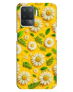Чохол для OPPO Reno 5 Lite з картинкою «Ромашкове сонце»