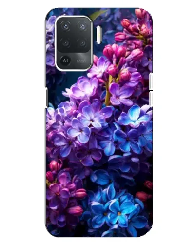 Чохол для OPPO Reno 5 Lite з картинкою «Бузковий цвіт»