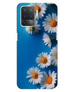 Чохол для OPPO Reno 5 Lite з картинкою «Білосніжні маргаритки»