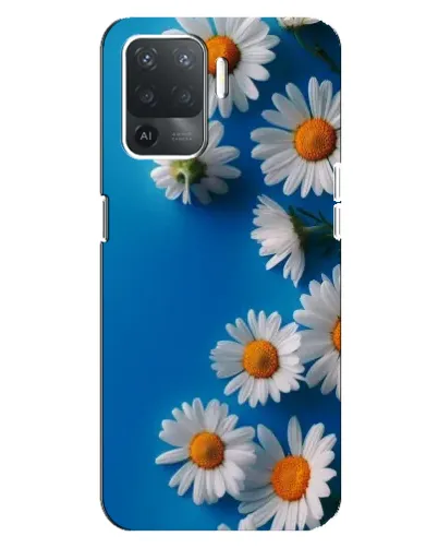 Чохол для OPPO Reno 5 Lite з картинкою «Білосніжні маргаритки»