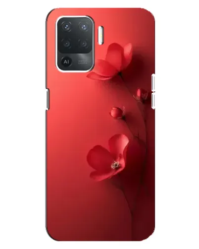 Чохол для OPPO Reno 5 Lite з картинкою «Макові суцвіття»