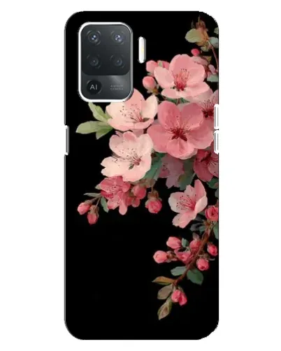 Чохол для OPPO Reno 5 Lite з картинкою «Рожева гілка сакури»