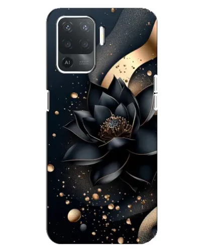 Чохол для OPPO Reno 5 Lite з картинкою «Чорний лотос»