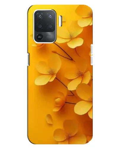 Чохол для OPPO Reno 5 Lite з картинкою «Золоті пелюстки»