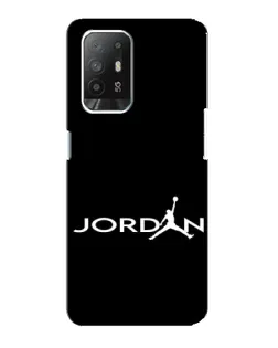 Чехол для OPPO Reno 5z с картинкой «Jordan White Logo»