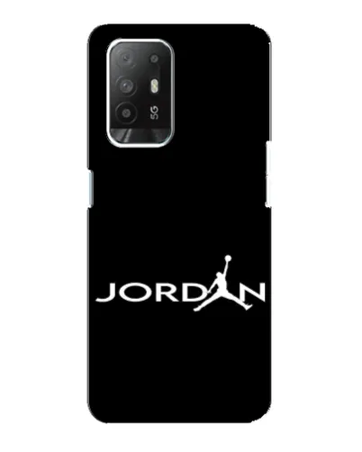 Чехол для OPPO Reno 5z с картинкой «Jordan White Logo»