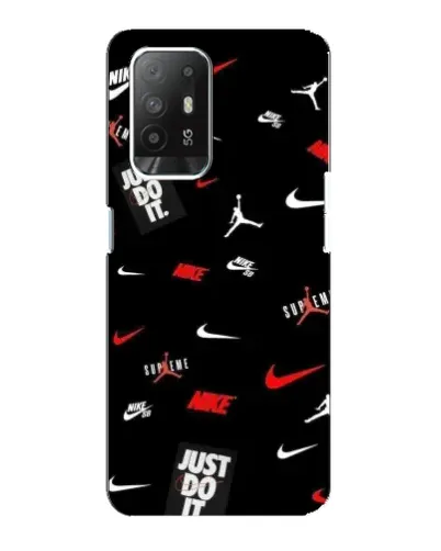 Чехол для OPPO Reno 5z с картинкой «Nike Mix Pattern»