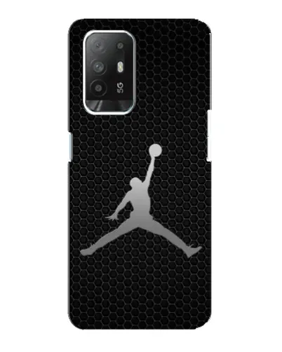 Чехол для OPPO Reno 5z с картинкой «Jordan Dark Carbon»