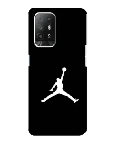 Чехол для OPPO Reno 5z с картинкой «Jordan Silhouette»