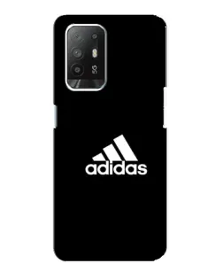 Чехол для OPPO Reno 5z с картинкой «Черная классика Adidas»