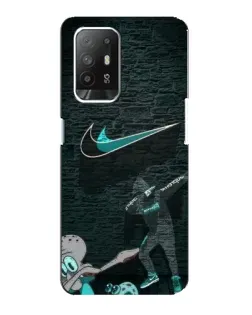 Чехол для OPPO Reno 5z с картинкой «Спортивный арт Nike»