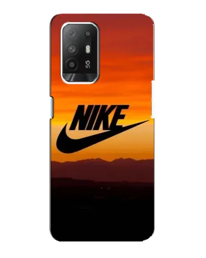 Чехол для OPPO Reno 5z с картинкой «Nike — вечерний горизонт»